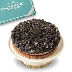 Andy Anand Cookies & Cream Cake, 9-Inch, 2 lb – Made Fresh Daily, Gourmet Gift Boxed, Birthday, Valentine's, Christmas & Anniversary Gift