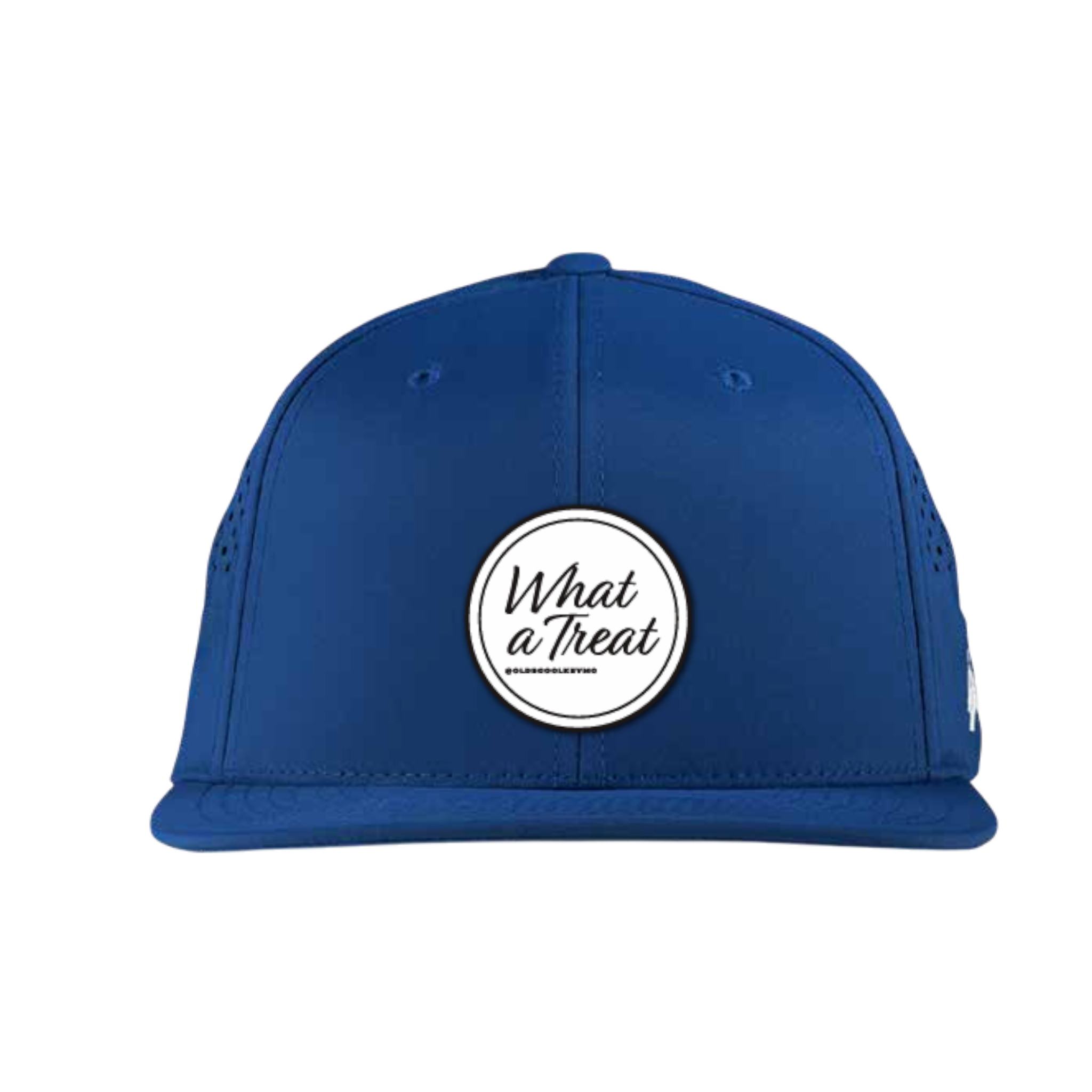 Kevmo "What A Treat" Round Label, Flat Bill
