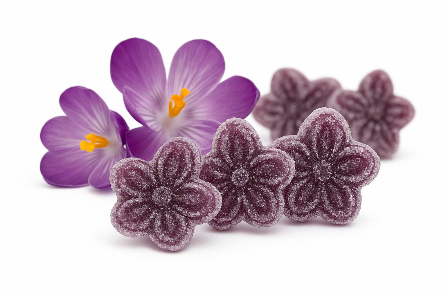Andy Anand Sugar-Free Violet Candy Dragees, 150 pc, 3-Pack – Old-World European, Stevia Sweetened, Keto & Diabetic-Friendly Gourmet Gift Box