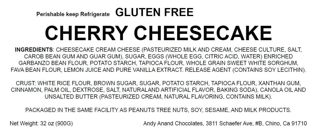 Andy Anand Gluten-Free Wild Berry Cheesecake, 9-Inch, 2.8 lb – Freshly Baked, California Cream Cheese, No Preservatives, Birthday Gift Box
