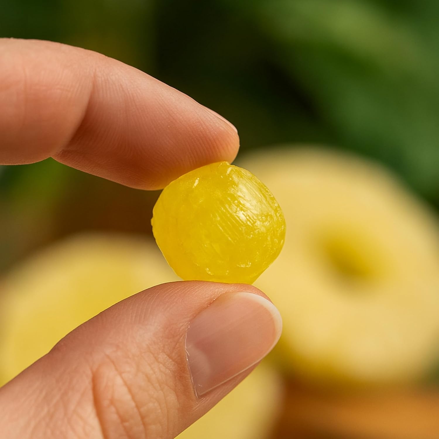 Andy Anand Sugar-Free Pineapple Chunks Hard Candy (25 pc) | European Imported, Sugar-Free & Keto | Local SoCal Bakery