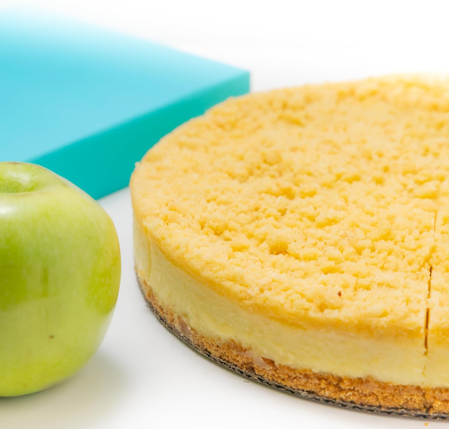 Andy Anand Sugar-Free Apple Streusel Cheesecake (9-inch, 2.8 lbs) | Sugar-Free & Keto Cheesecake | Local SoCal Bakery