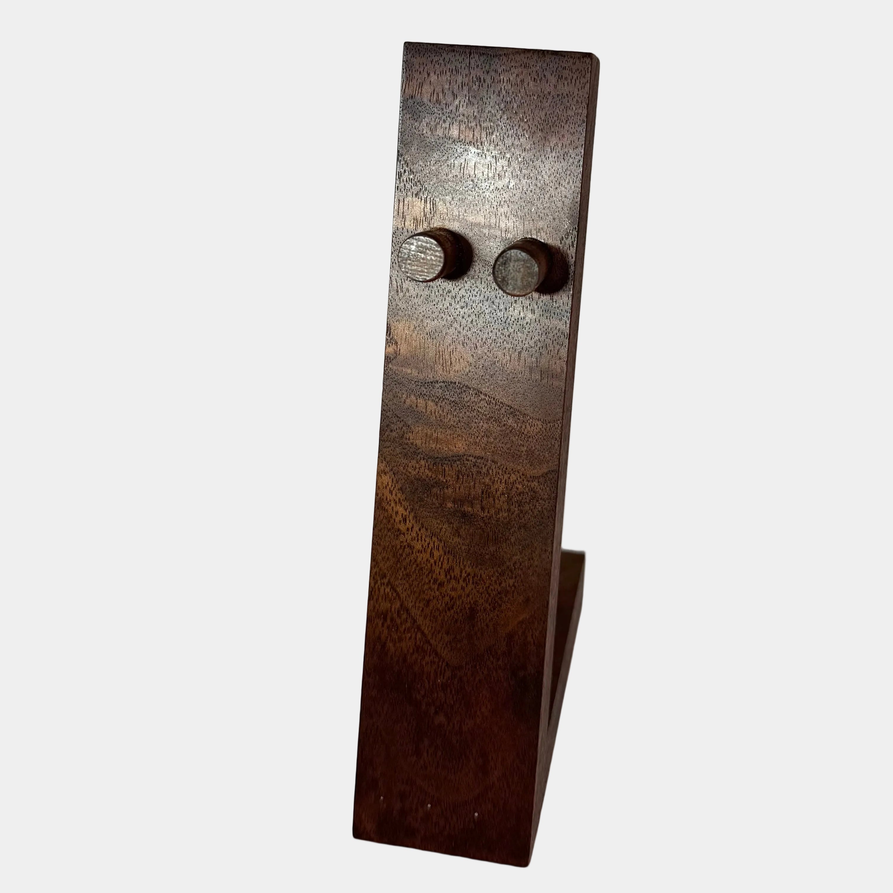 Shaving razor holder made out of hardwoods made in U.S.A.