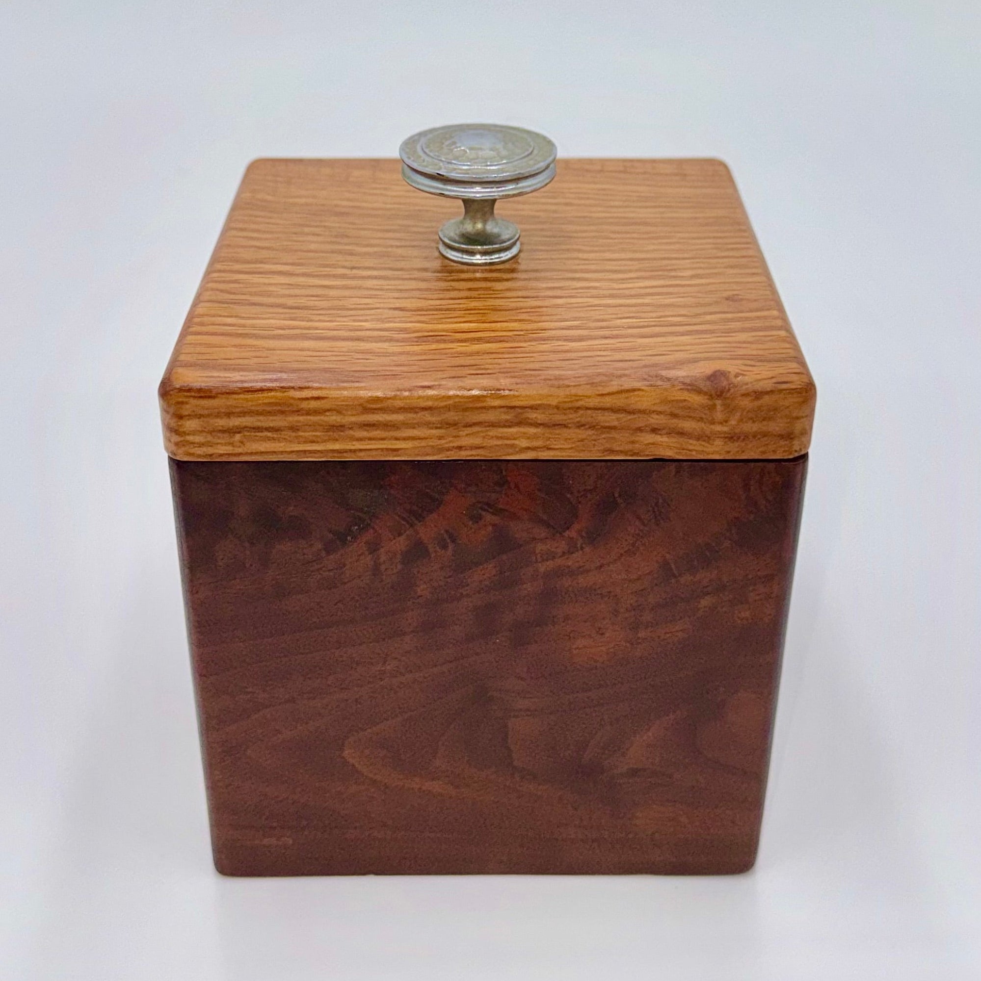Sawdust Medium Organization Box With Knob