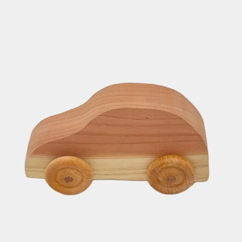 Sawdust Toy Hatchback Car