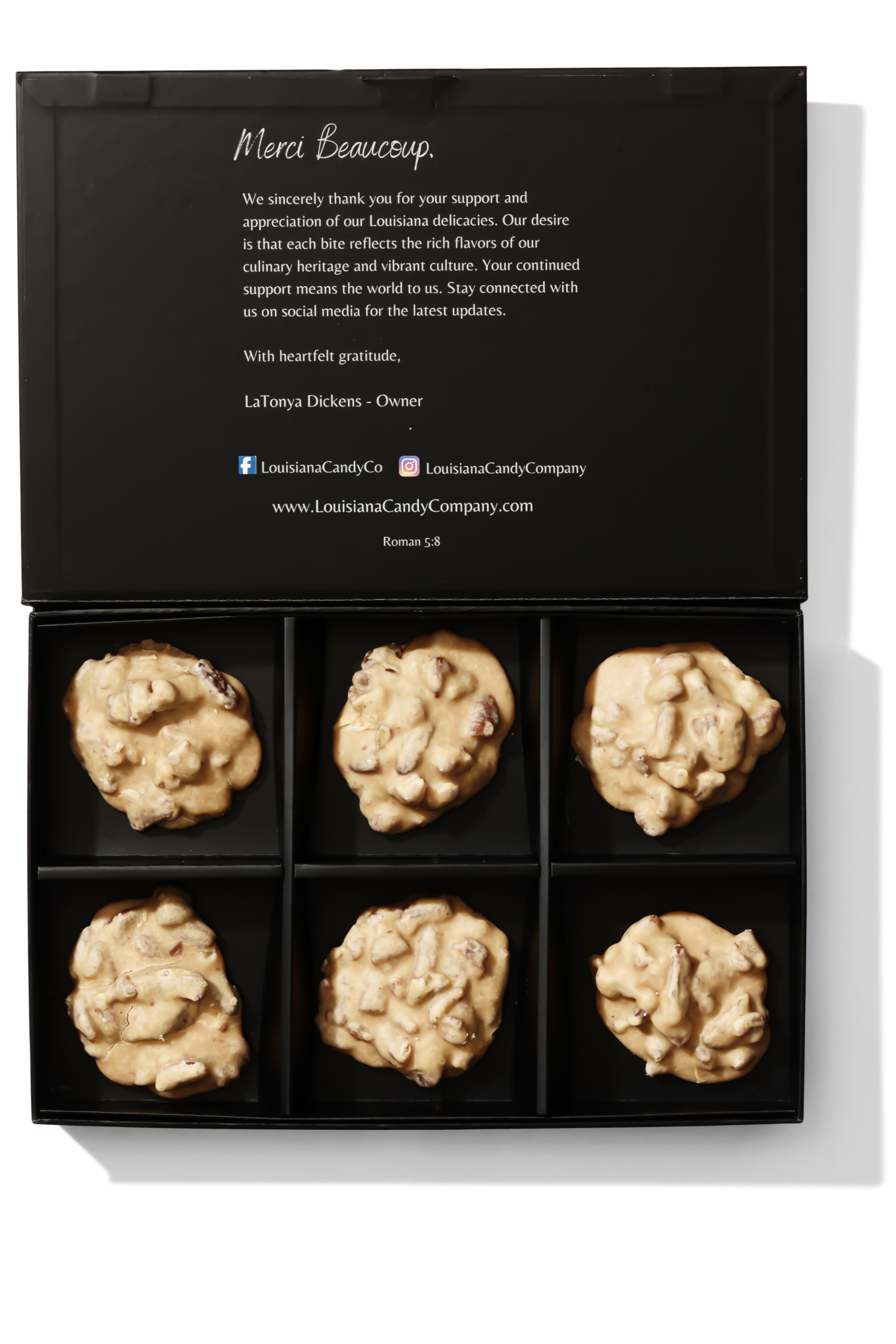 Classic Pecan Praline - 6 Count