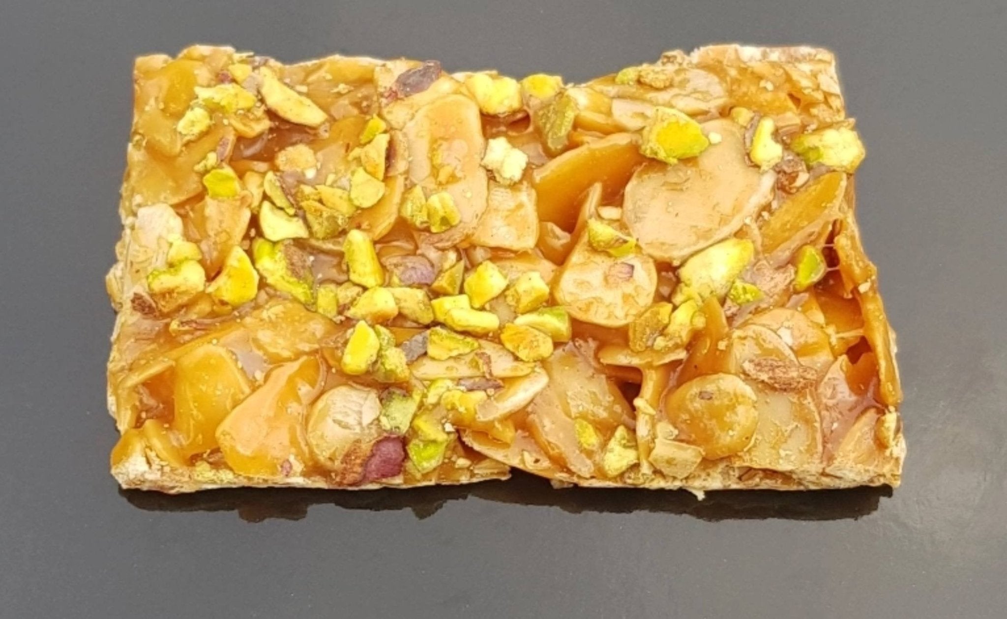 Andy Anand Italian Pistachio Brittle Croccante (7 oz) | Gluten-Free Italian Imported | Local SoCal Bakery